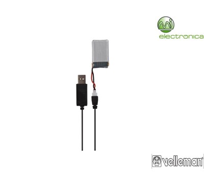 CABO USB PARA CARREGAR DRONE RCQC1/ RCQC3 VELLEMAN
