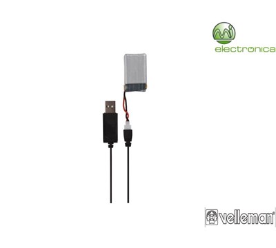CABO USB PARA CARREGAR DRONE RCQC1/ RCQC3 VELLEMAN