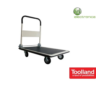 CARRINHO TRANSPORTE C/ PLATAFORMA 91x61cm TOOLLAND