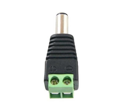 CONECTOR DC FEMEA COM SAIDA +/- 2 TERMINAIS