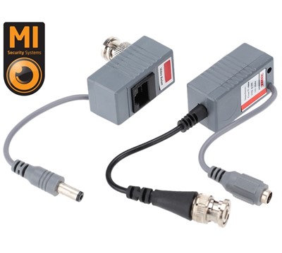 BALUN PASSIVO 1 CANAL UTP VIDEO/ALIMENTAÇÃO
