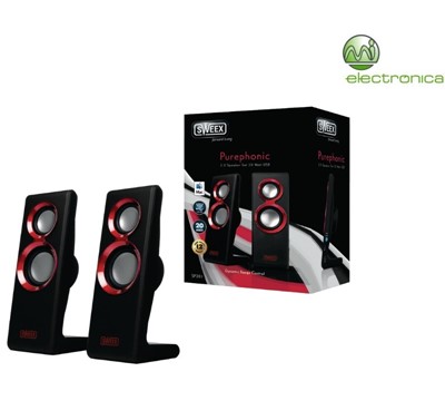 KIT 2X COLUNAS 20W USB 5V