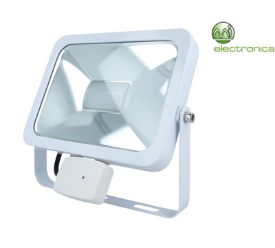 PROJETOR LED 30W 6400K BRANCO C/ SENSOR