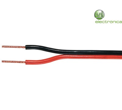 CABO COLUNA PRETO/VERMELHO 2X1mm² VALUELINE