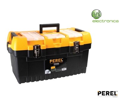 CAIXA FERRAMENTAS C/ FECHOS METÁLICOS 22" PEREL