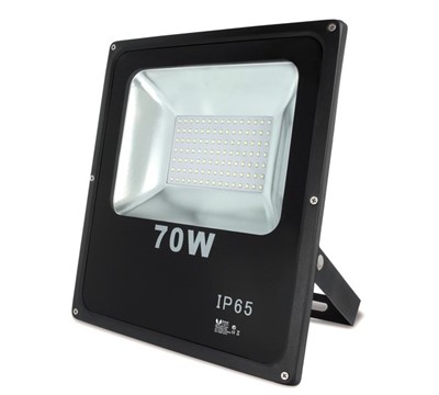 PROJETOR LED SLIM 70W 6000K PRETO