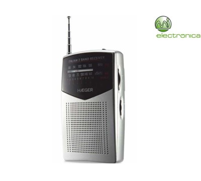 RÁDIO AM/FM BOLSO - HAEGER POCKET