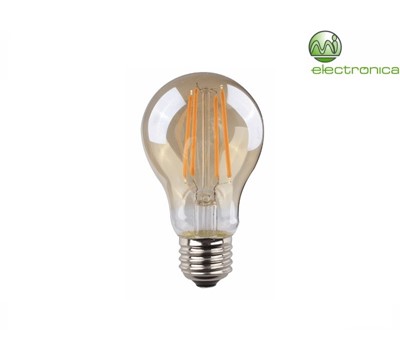 LAMPADA LED CRISTAL VINTAGE E27 6W FILAMENTO STAN. 2000K