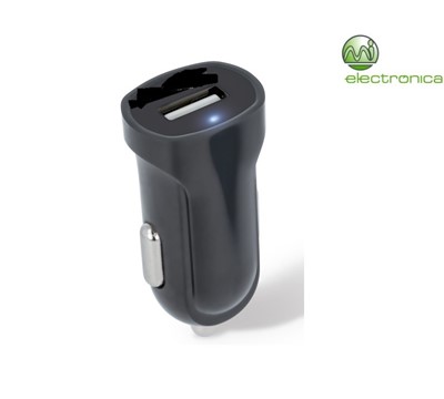 ADAPTADOR CARGA AUTOMÓVEL 1A PRETO