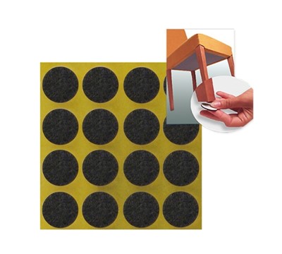 PROTETOR ADESIVO P/ MÓVEIS 27mm 8uni