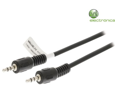 CABO AUDIO JACK STÉREO 3,5mm 1.50M