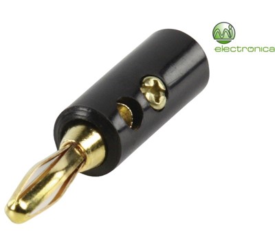 CONETOR BANANA MACHO PRETO PVC GOLD