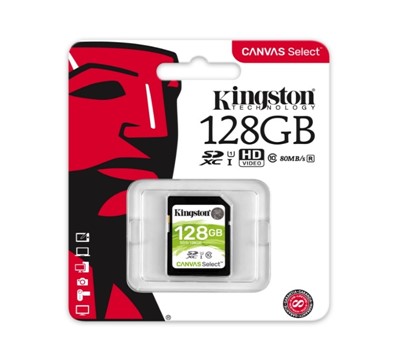 MICRO SD KINGSTON CANVAS 128GB CLASS10 UHS-I SDXC