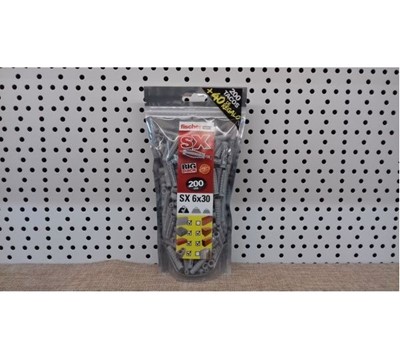 BIG PACK BUCHAS FISCHER SX 6x30 200+40 GRÁTIS