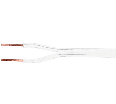 CABO COLUNA BOBINA 100M BRANCO 2X0,50mm² VALUELINE