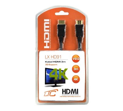 CABO HDMI-HDMI (v2.0 | 4K | 3 M) PRETO