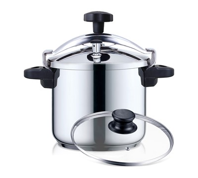 PANELA PRESSÃO INOX 10 L * HAEGER PRESSURE COOKER 2 in 1