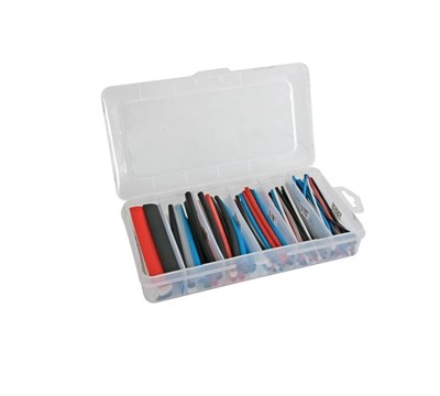 KIT TUBO TERMORETRÁCTIL - VÁRIAS CORES 10cm - Cx 170 uni.