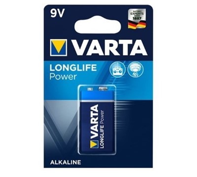BLISTER 1X PILHA VARTA HIGH ENERGY 6LR61 9V