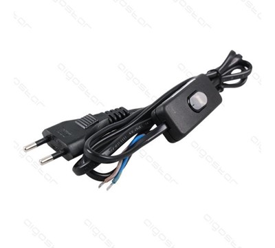 INTERRUPTOR C/ CABO 1,5M PRETO