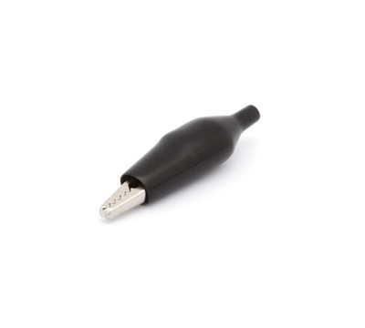 PINÇA CROCODILO 44mm ISOLADA PRETA