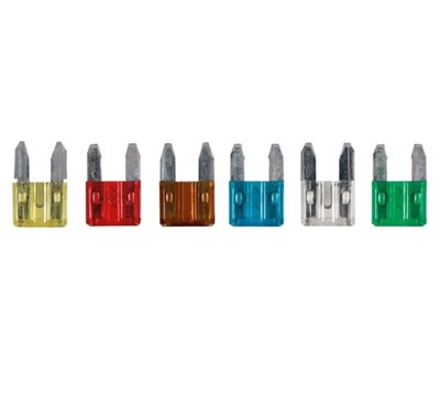 CONJUNTO DE FUSÍVEIS MINI P/ AUTOMÓVEL (7.5-30A) - 10 UNI.