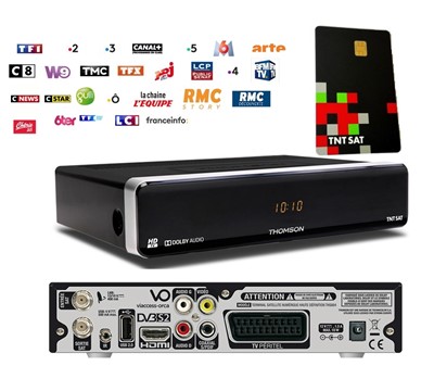 RECETOR  THOMSON TNT HD C/ FRANCESES ASTRA