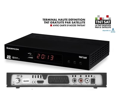 RECEPTOR SAGEM TNT CANAIS FRANCESES