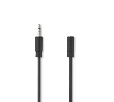 CABO EXTENSÃO AUDIO JACK ÉSTEREO 3,5 MACHO-3,5 FÊMEA 10M