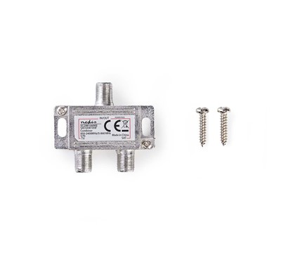COMBINADOR SATÉLITE - DE 2 A 1 - CONETOR F - VHF/UHF