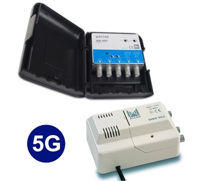 KIT AMPLIFICADOR ALCAD 3ENT/1S 700MHz 5G