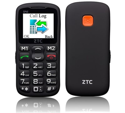 TELEMOVEL ZTC SENIOR SP45 PRETO