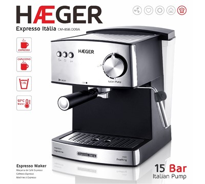MÁQUINA DE CAFÉ EXPRESSO - HAEGER EXPRESSO ITÁLIA