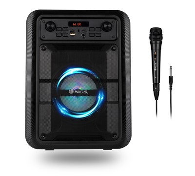 COLUNA NGS 20W TWS BLUETOOTH MICROFONE E BATERIA