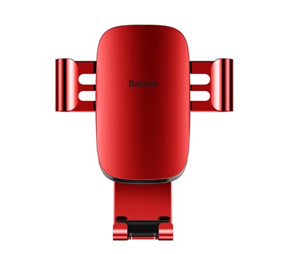 SUPORTE TELEMÓVEL P/ CARRO BASEUS METAL AGE GRAVITY VERMELHO