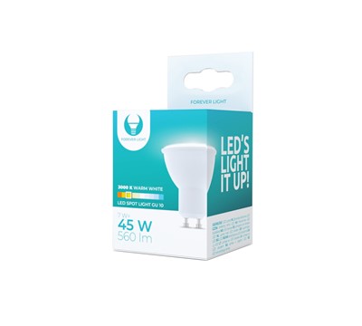 LAMPADA LED GU10 7W 560LM BRANCO QUENTE