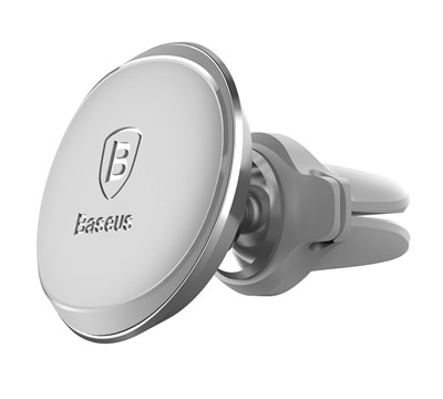 SUPORTE TELEMÓVEL MAGNÉTICO C/ CLIP P/ CARRO BASEUS CINZA