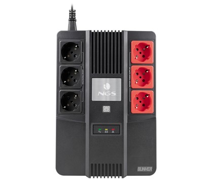 UPS 600VA (360W) INTERATIVA C/ BACKUP BATERIA - AVR - NGS