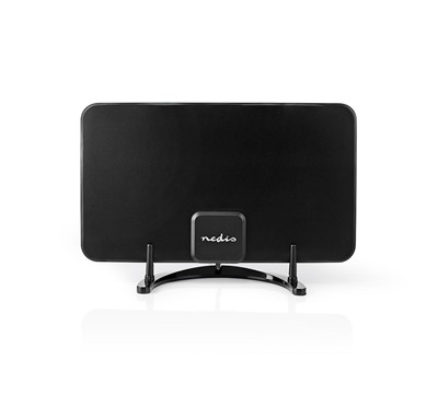 ANTENA INTERIOR HDTV 0-25 km 26dB FM/VHF/UHF PRETO
