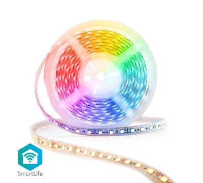 FITA LED INTELIGENTE C/ WI-FI 5M BRANCO FRIO/QUENTE/RGB