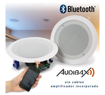 CONJUNTO 2X COLUNAS DE TETO ATIVAS BLUETOOTH 20W