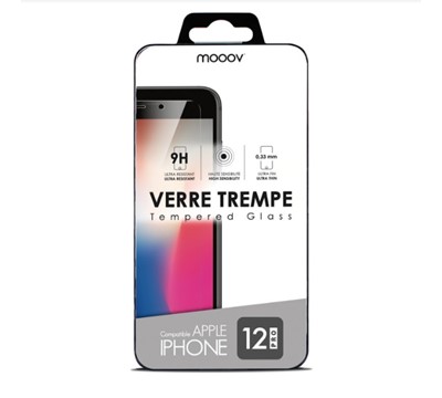 VIDRO TEMPERADO MOOOV IPHONE 12 PRO 