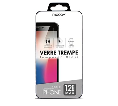 VIDRO TEMPERADO MOOOV IPHONE 12 PRO MAX 
