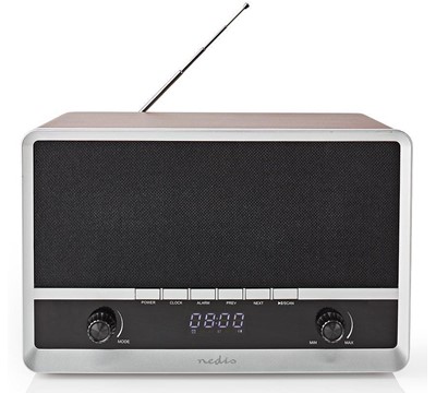 RÁDIO VINTAGE DIGITAL USB AM/FM 12W BLUETOOTH CAST/PRE