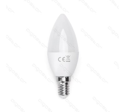 LAMPADA LED C37 A5 E14 BRANCO NEUTRO 9W