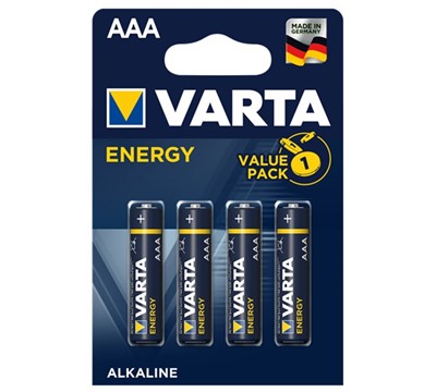 BLISTER 4X PILHA VARTA ENERGY AAA LR03