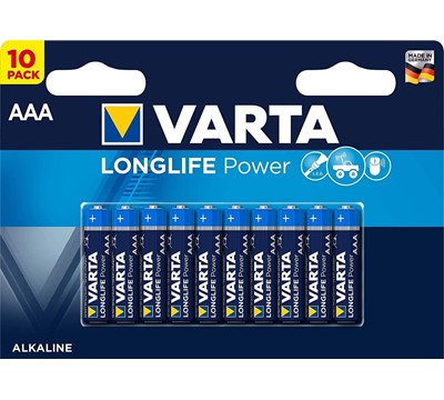 BLISTER 10x PILHAS VARTA HIGH ENERGY LR03 AAA