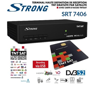 RECEPTOR STRONG HD C/ FRANCESES TNT ASTRA DVB-S2
