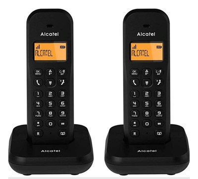 TELEFONE FIXO ALCATEL E155 DUO BLACK