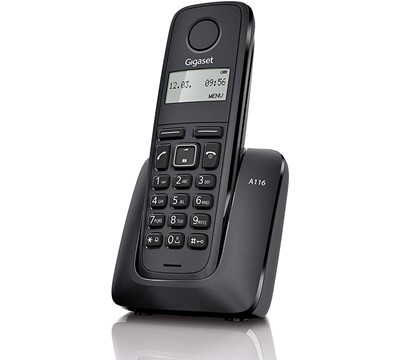TELEFONE FIXO GIGASET A116 BLACK